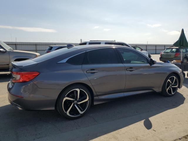 1HGCV2F32JA035664 - 2018 HONDA ACCORD SPORT Серый фото 3