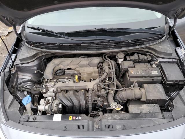 3KPA24AD5LE318392 - 2020 KIA RIO LX GRAY photo 11