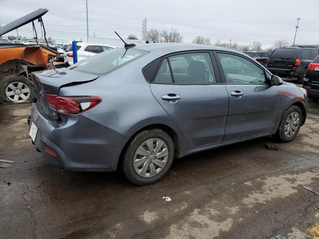 3KPA24AD5LE318392 - 2020 KIA RIO LX GRAY photo 3