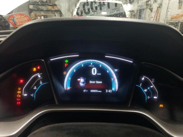 JHMFC1F76JX001947 - 2018 HONDA CIVIC EXL თეთრი ფოტო 9