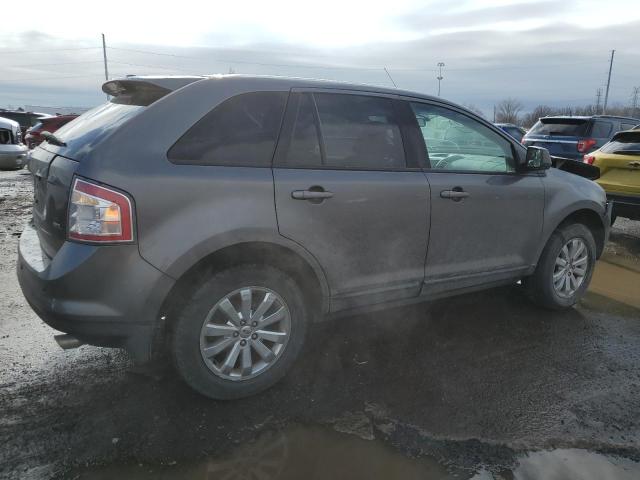 2FMDK3JC9ABB51887 - 2010 FORD EDGE SEL GRAY photo 3