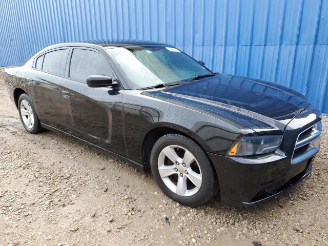 2C3CDXBG5DH664952 - 2013 DODGE CHARGER SE BLACK photo 4