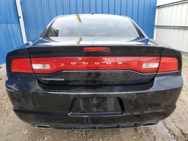 2C3CDXBG5DH664952 - 2013 DODGE CHARGER SE BLACK photo 6