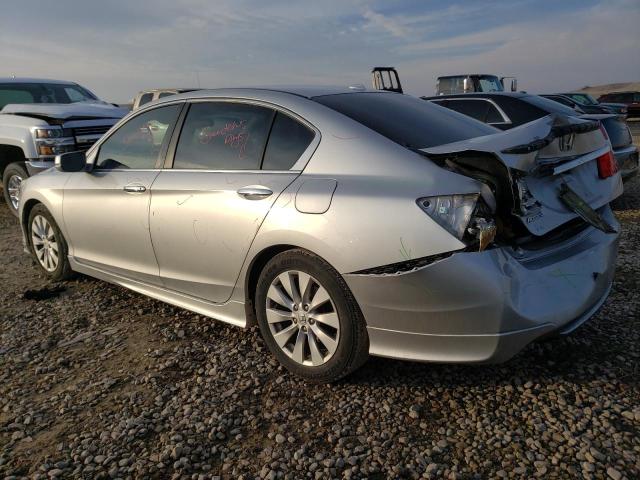 1HGCR2F88DA037505 - 2013 HONDA ACCORD EXL SILVER photo 2