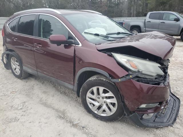 2HKRM4H74FH632399 - 2015 HONDA CR-V EXL BURGUNDY photo 4