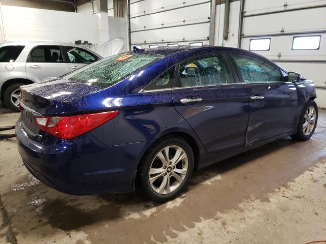 5NPEC4AC8DH809123 - 2013 HYUNDAI SONATA SE BLUE photo 3