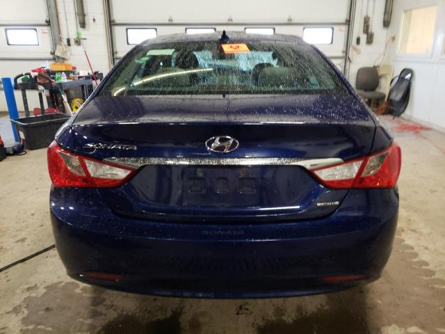 5NPEC4AC8DH809123 - 2013 HYUNDAI SONATA SE BLUE photo 6