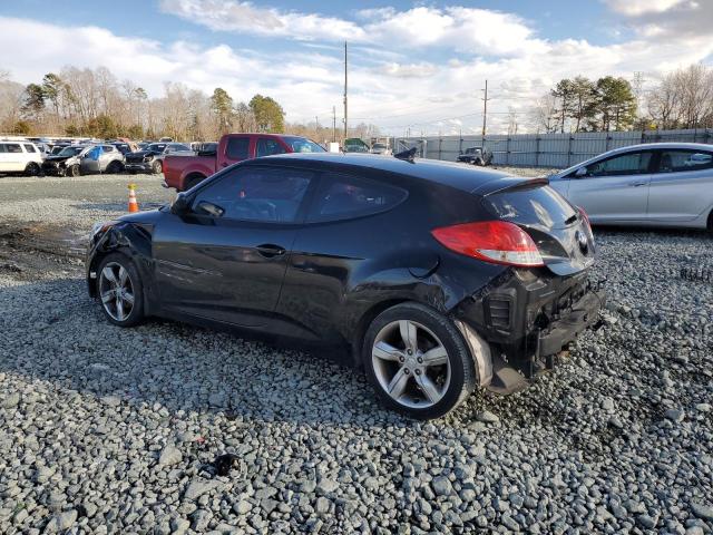 KMHTC6AD3EU208944 - 2014 HYUNDAI VELOSTER BLACK photo 2