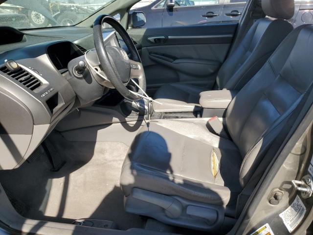 2HGFA16998H318579 - 2008 HONDA CIVIC EXL GRAY photo 7