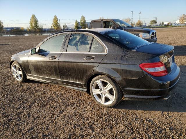 WDDGF8BB1BA500178 - 2011 MERCEDES-BENZ C 300 4MATIC BLACK photo 2