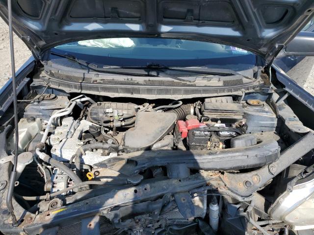 JN8AS5MV5DW656249 - 2013 NISSAN ROGUE S TEAL photo 12