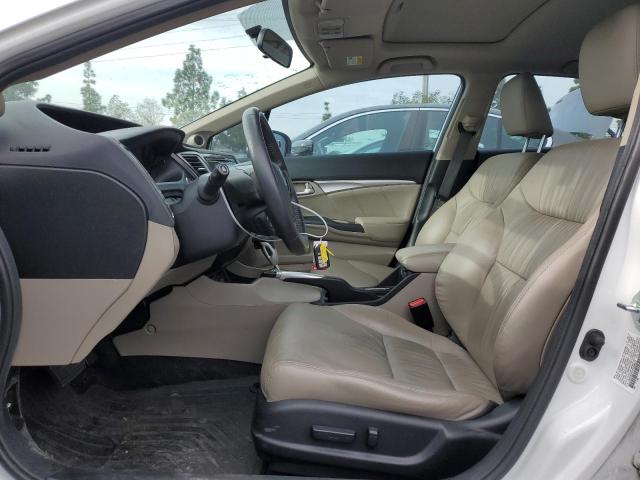 19XFB2F91FE266472 - 2015 HONDA CIVIC EXL თეთრი ფოტო 7