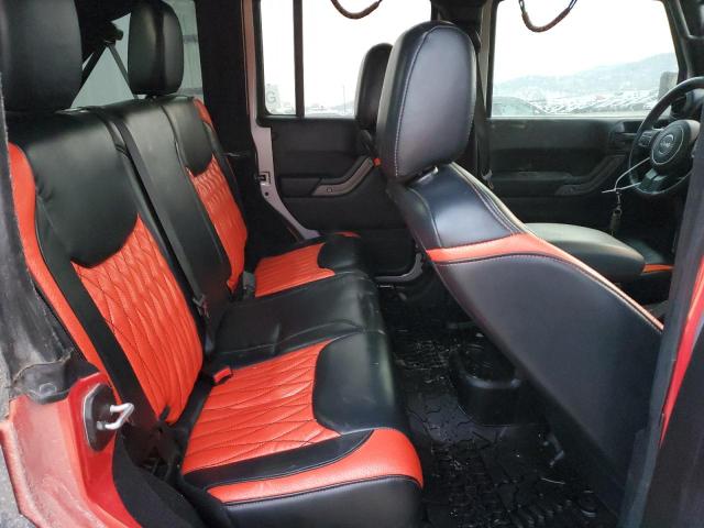 1C4HJWDG2JL920979 - 2018 JEEP WRANGLER U SPORT MAROON photo 10