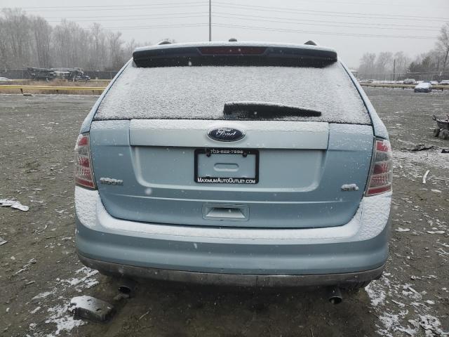 2FMDK38C78BA57717 - 2008 FORD EDGE SEL BLUE photo 6