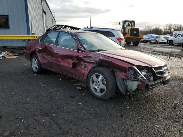 19UUA56663A087409 - 2003 ACURA 3.2TL RED photo 4