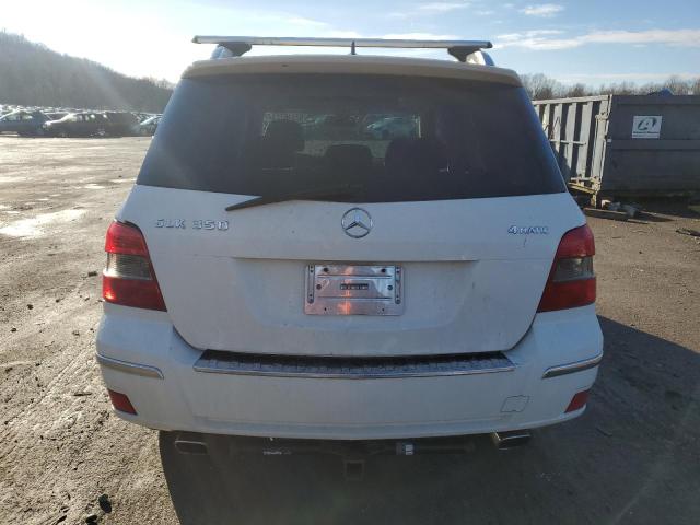 WDCGG8HB0AF459505 - 2010 MERCEDES-BENZ GLK 350 4MATIC WHITE photo 6