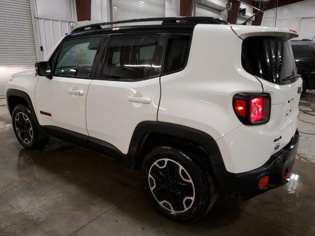 ZACCJBCT8GPD66398 - 2016 JEEP RENEGADE TRAILHAWK WHITE photo 2