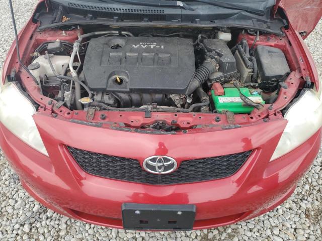 JTDBU4EE0AJ074040 - 2010 TOYOTA COROLLA BASE RED photo 11