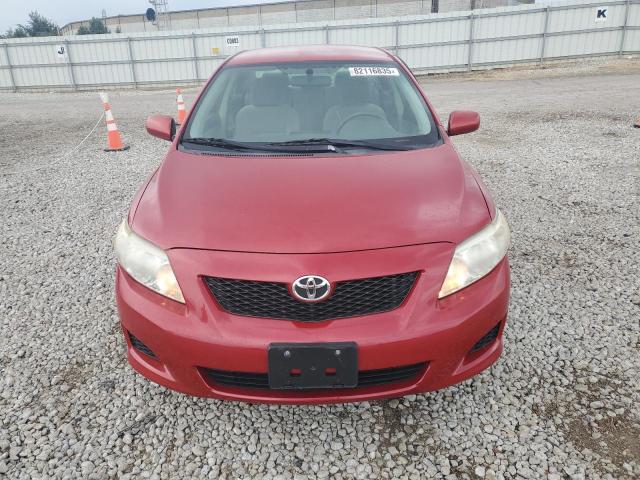 JTDBU4EE0AJ074040 - 2010 TOYOTA COROLLA BASE RED photo 5
