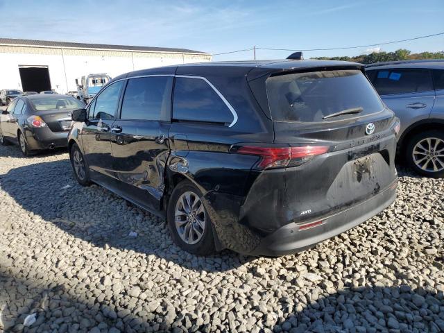 5TDYSKFCXMS011813 - 2021 TOYOTA SIENNA XLE 黑色 照片 2