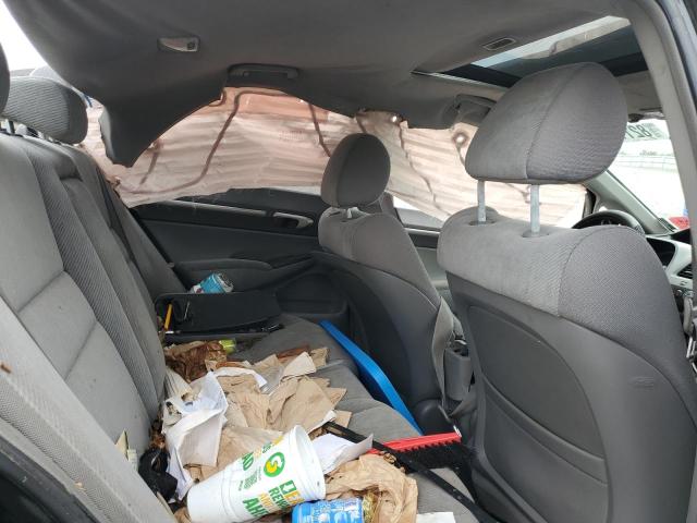 1HGFA16889L006961 - 2009 HONDA CIVIC EX BLACK photo 10