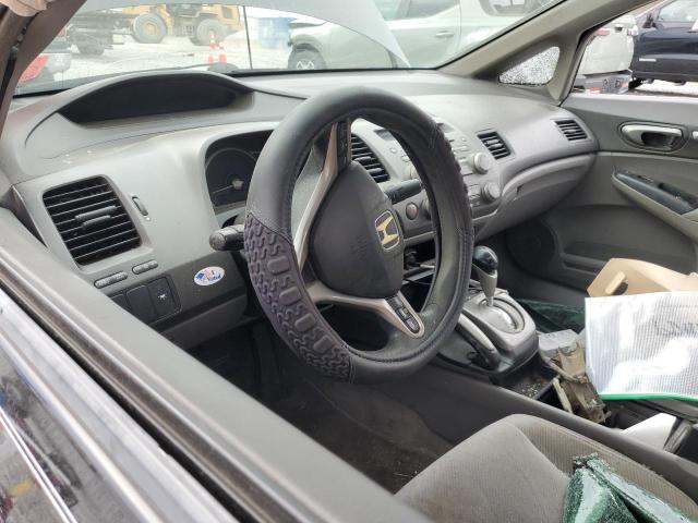 1HGFA16889L006961 - 2009 HONDA CIVIC EX BLACK photo 8