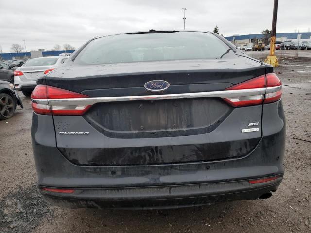 3FA6P0HDXHR185933 - 2017 FORD FUSION SE BLACK photo 6