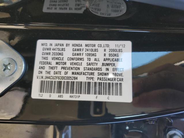 JH4CU2F63DC005284 - 2013 ACURA TSX TECH BLACK photo 12