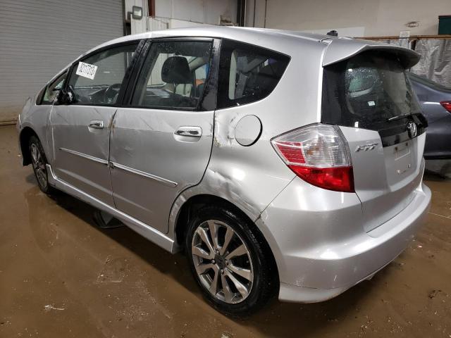 JHMGE8H56DC030296 - 2013 HONDA FIT SPORT SILVER photo 2