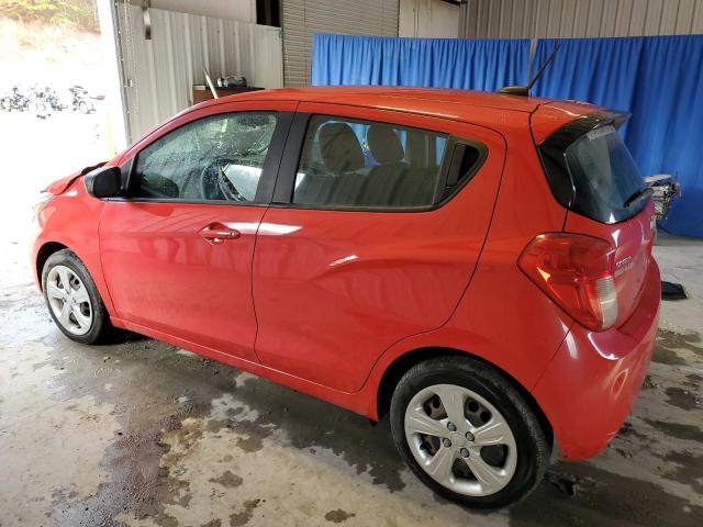 KL8CA6SA6MC708155 - 2021 CHEVROLET SPARK LS RED photo 2