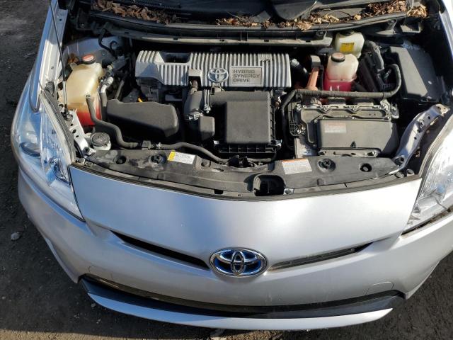 JTDKN3DU1F0463301 - 2015 TOYOTA PRIUS SILVER photo 11