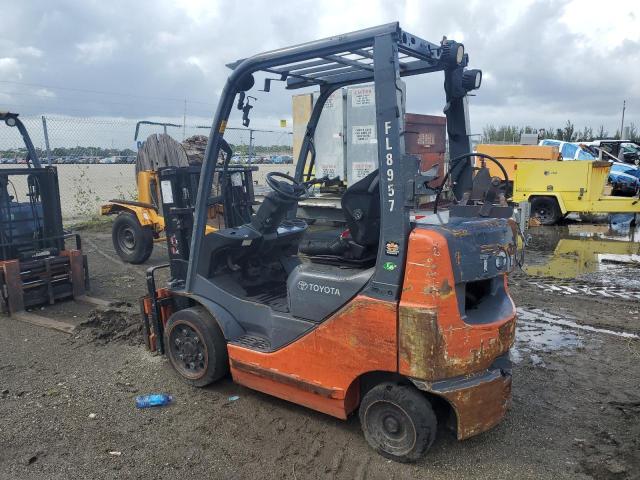 8FGCU2562292 - 2014 TOYT FORKLIFT Orange Foto 3