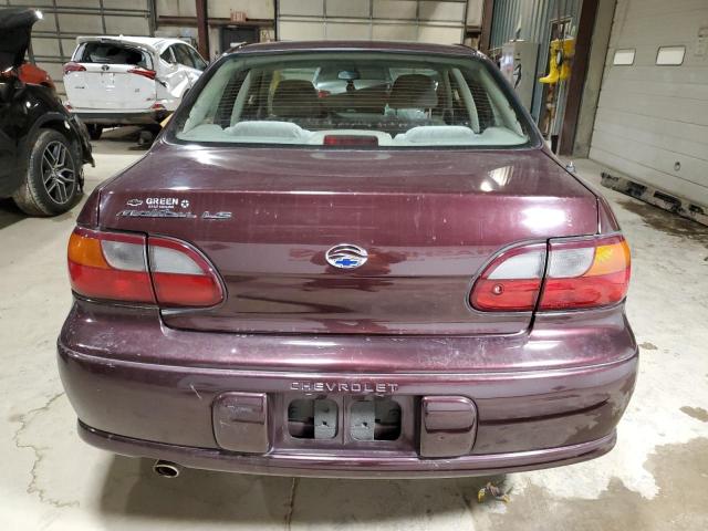 1G1NE52M9X6225764 - 1999 CHEVROLET MALIBU LS BURGUNDY photo 6