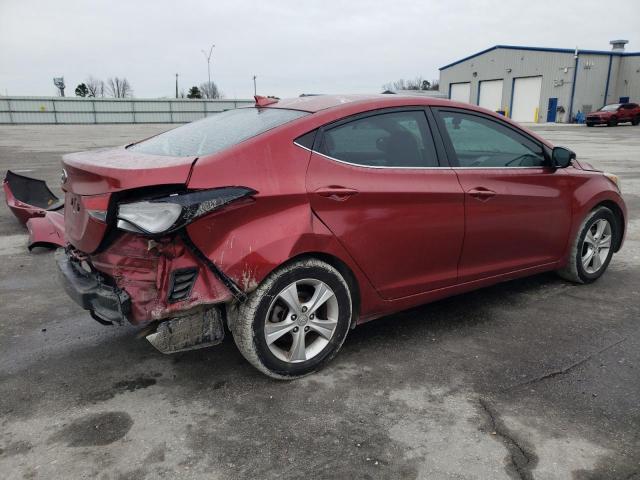 5NPDH4AE7GH740721 - 2016 HYUNDAI ELANTRA SE RED photo 3