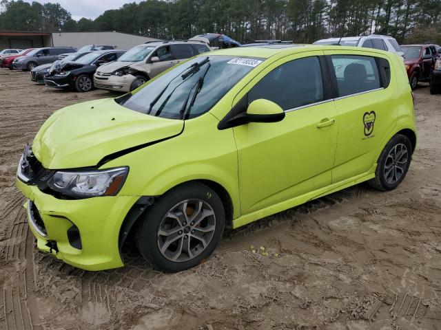 1G1JD6SB1K4128293 - 2019 CHEVROLET SONIC LT GREEN photo 1