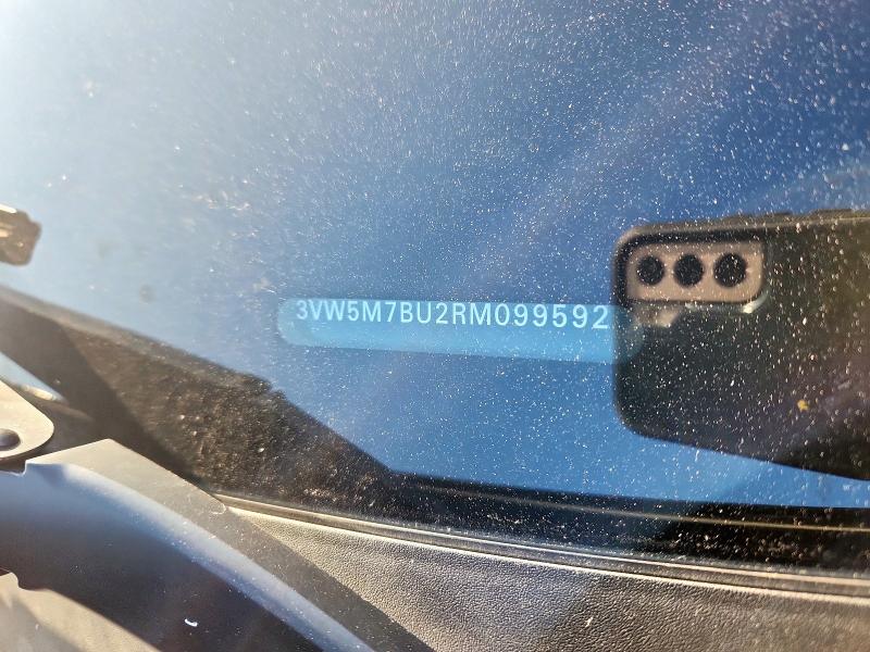 3VW5M7BU2RM099592 - 2024 VOLKSWAGEN JETTA S BLACK photo 12