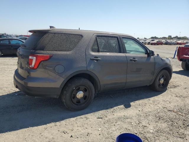 1FM5K8AR0JGC56512 - 2018 FORD EXPLORER POLICE INTERCEPTOR Szary zdjęcie 3