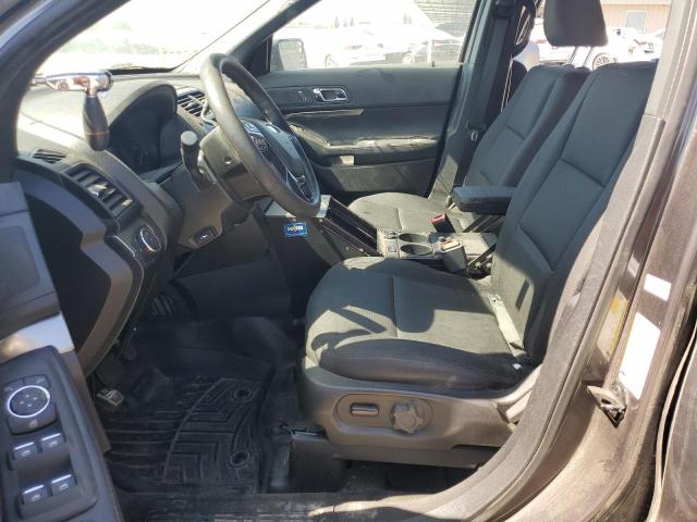 1FM5K8AR0JGC56512 - 2018 FORD EXPLORER POLICE INTERCEPTOR Szary zdjęcie 7