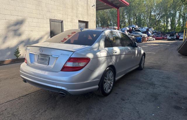 WDDGF81X98F107067 - 2008 MERCEDES-BENZ C 300 4MATIC SILVER photo 4