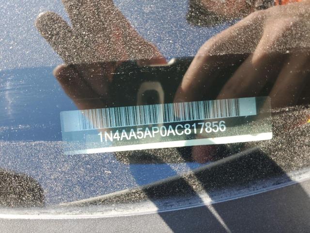 1N4AA5AP0AC817856 - 2010 NISSAN MAXIMA S WHITE photo 12