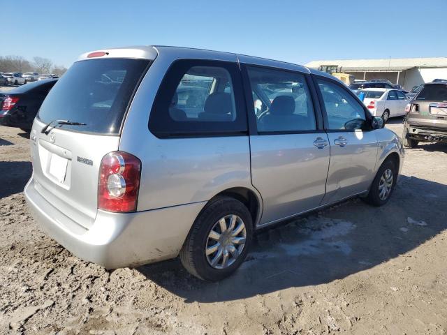 JM3LW28A650553691 - 2005 MAZDA MPV WAGON SILVER photo 3