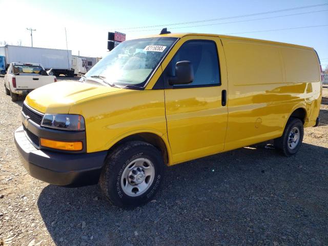 1GCWGAFP3M1246685 - 2021 CHEVROLET EXPRESS G2 YELLOW photo 1