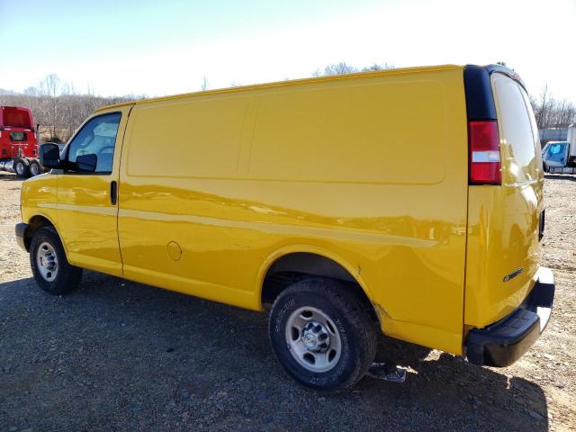 1GCWGAFP3M1246685 - 2021 CHEVROLET EXPRESS G2 YELLOW photo 2