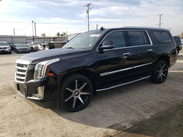 1GYS3HKJ2JR116201 - 2018 CADILLAC ESCALADE ESV LUXURY BLACK photo 1