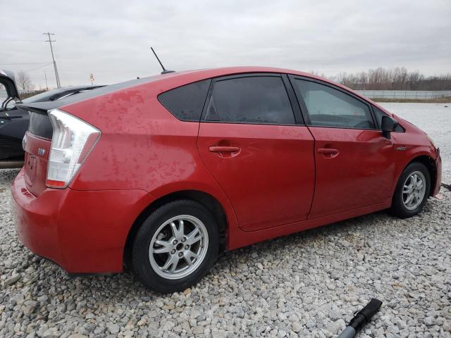 JTDKN3DU4B1418907 - 2011 TOYOTA PRIUS RED photo 3