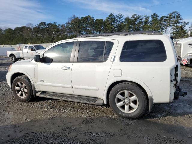 5N1BA08D98N619333 - 2008 NISSAN ARMADA SE WHITE photo 2