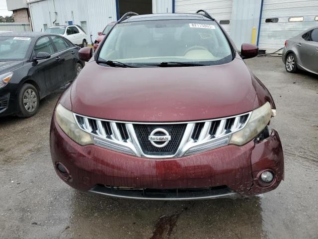 JN8AZ18U09W012722 - 2009 NISSAN MURANO S BURGUNDY photo 5