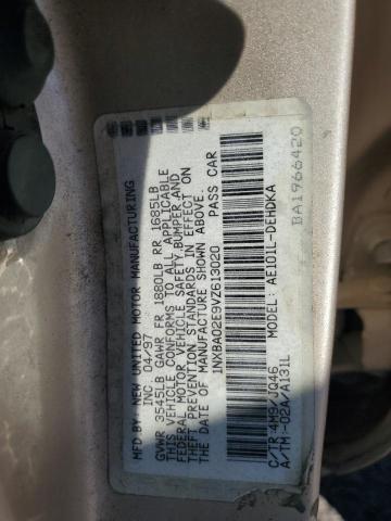 1NXBA02E9VZ613020 - 1997 TOYOTA COROLLA BASE Світло-коричневий фото 12