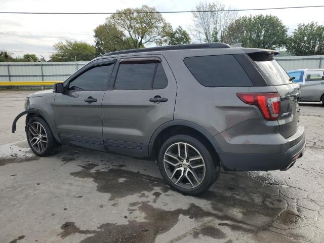 1FM5K8GT8GGB44276 - 2016 FORD EXPLORER SPORT GRAY photo 2