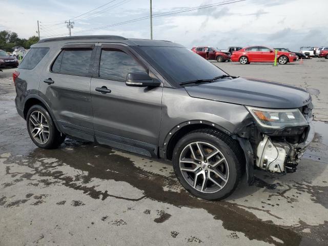 1FM5K8GT8GGB44276 - 2016 FORD EXPLORER SPORT GRAY photo 4